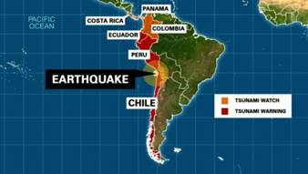 Facebook activa Terremoto en Chile